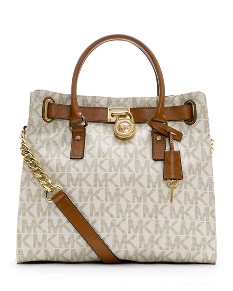 michael kors hamilton satchel brown|Michael Kors Hamilton large tote.